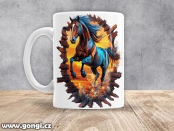 Hrnek - 0385 - Kůň v běhu 05